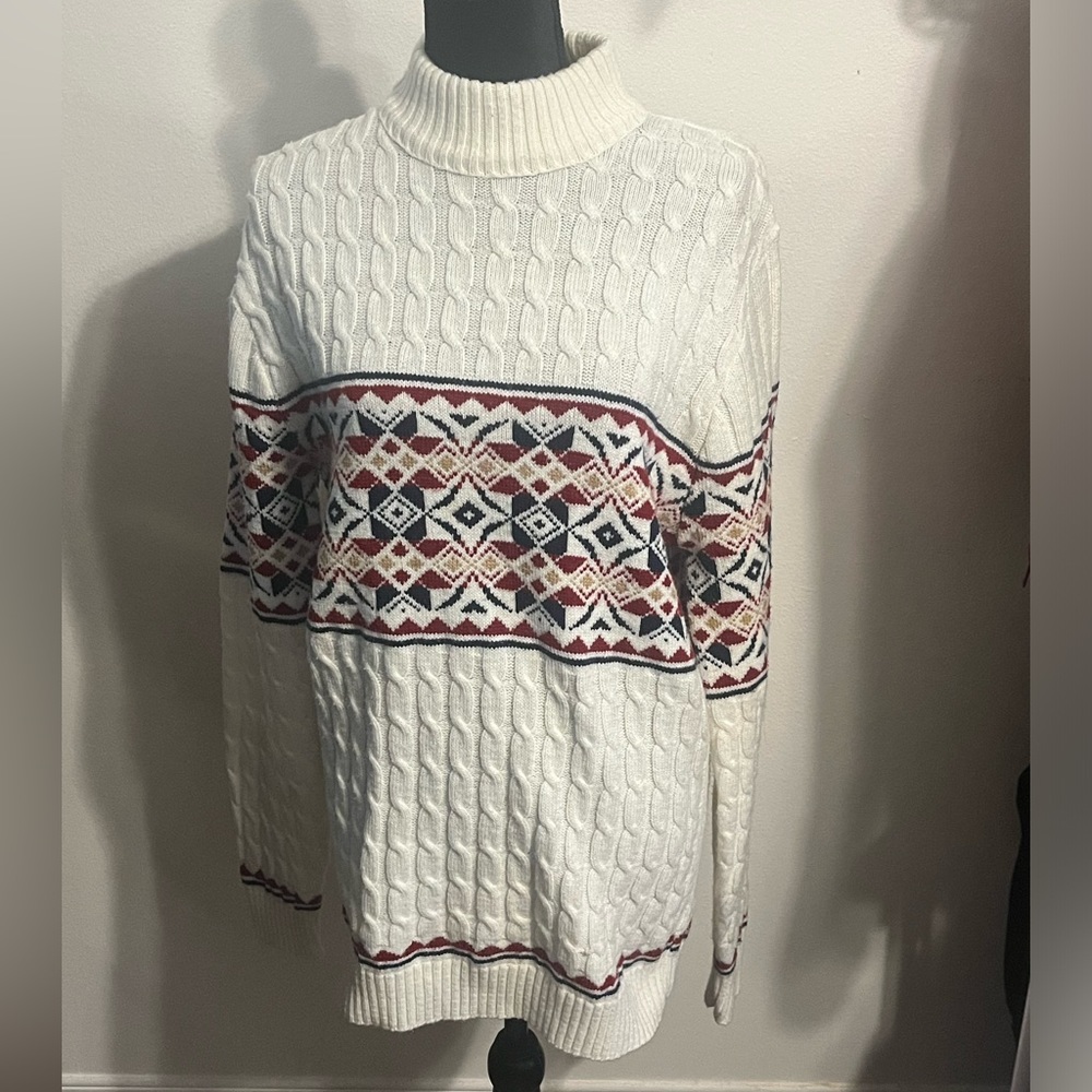 Vintage 80’s Lord Jeff Knitted Sweater size Large Made in the USA